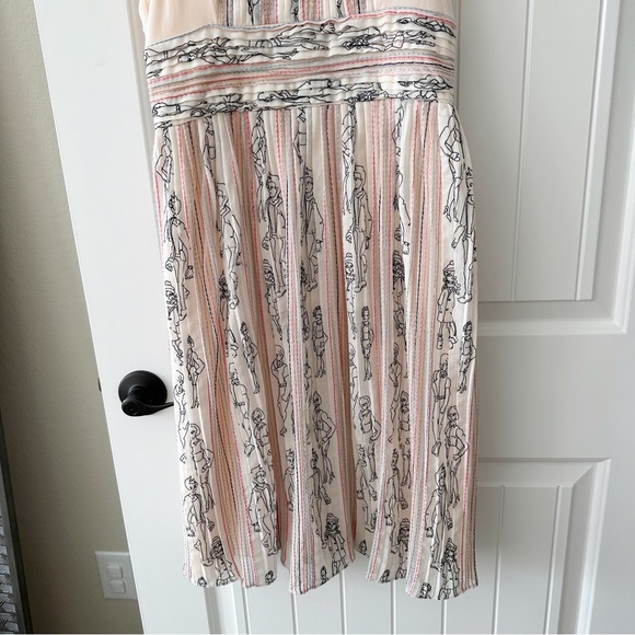 Anthropologie Geisha Designs Renoir Pleated Mini Dress - Picture 5 of 15